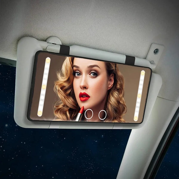 Glow-Up Car Vanity Mirror