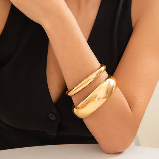 Glam Gold Statement Bracelet