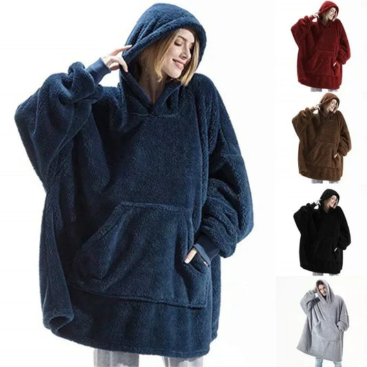 Cozy All-Season Hoodie Blanket