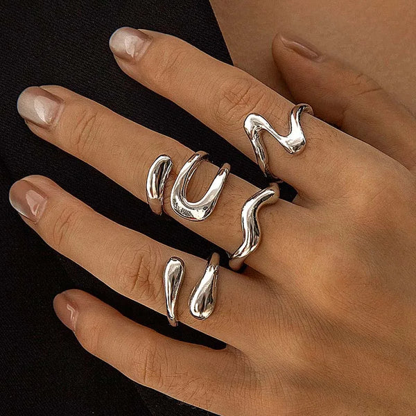 Punk Chic Adjustable Rings